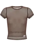 Alexander Wang cropped T-shirt - Brown