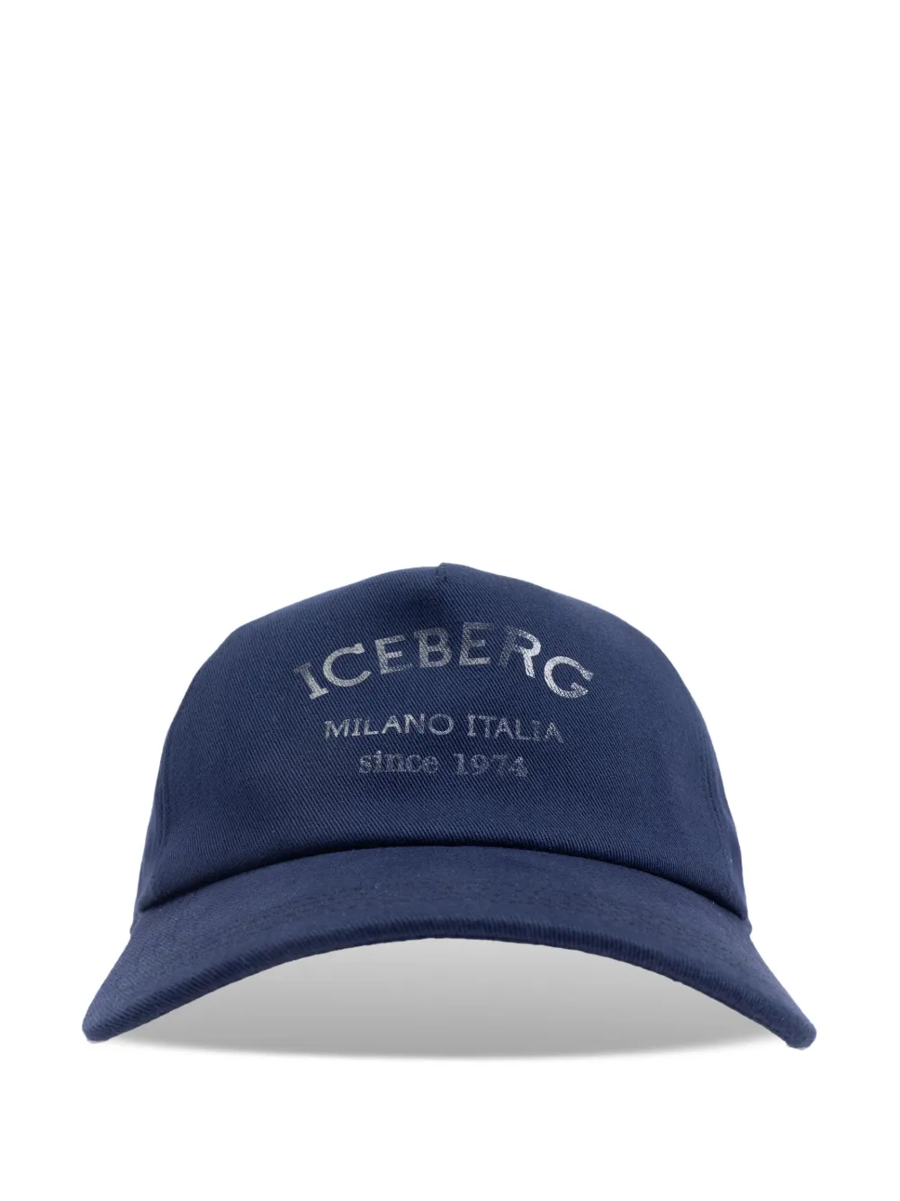 logo-print cap