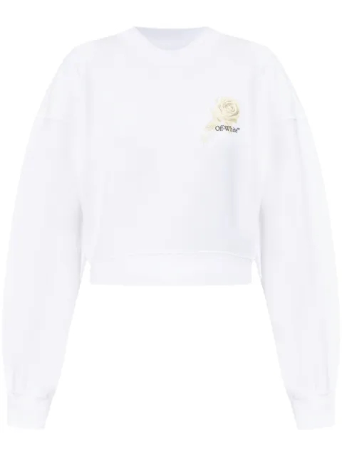 Off-White سويت شيرت بطبعة شعار الماركة