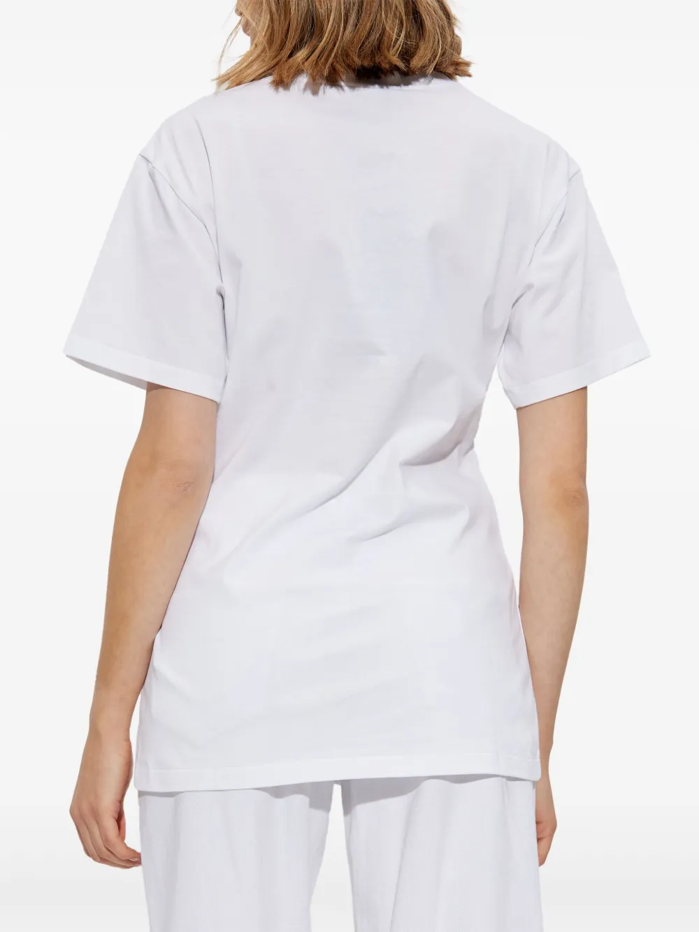 Versace Medusa Safety Pin T-shirt Wit