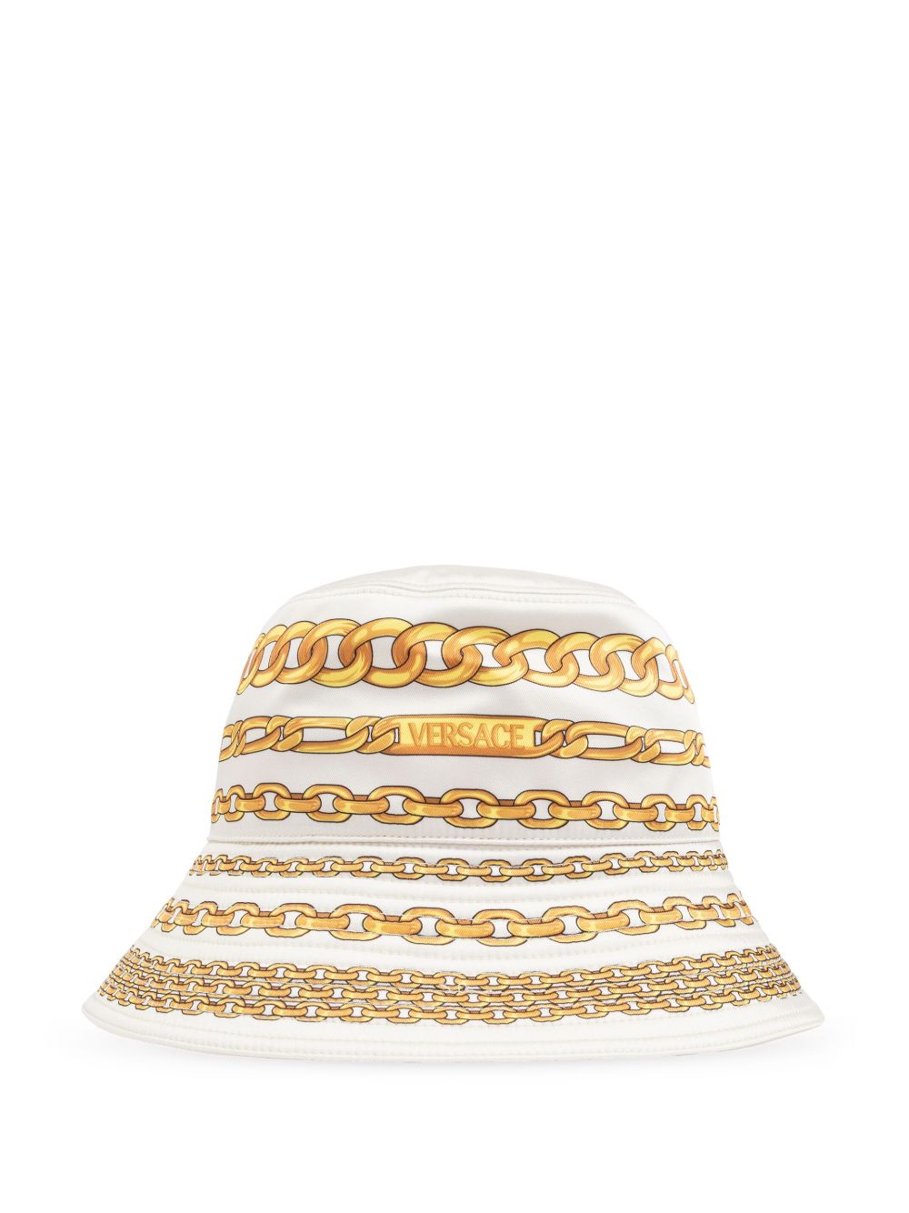 Versace Treasure-print hat - White