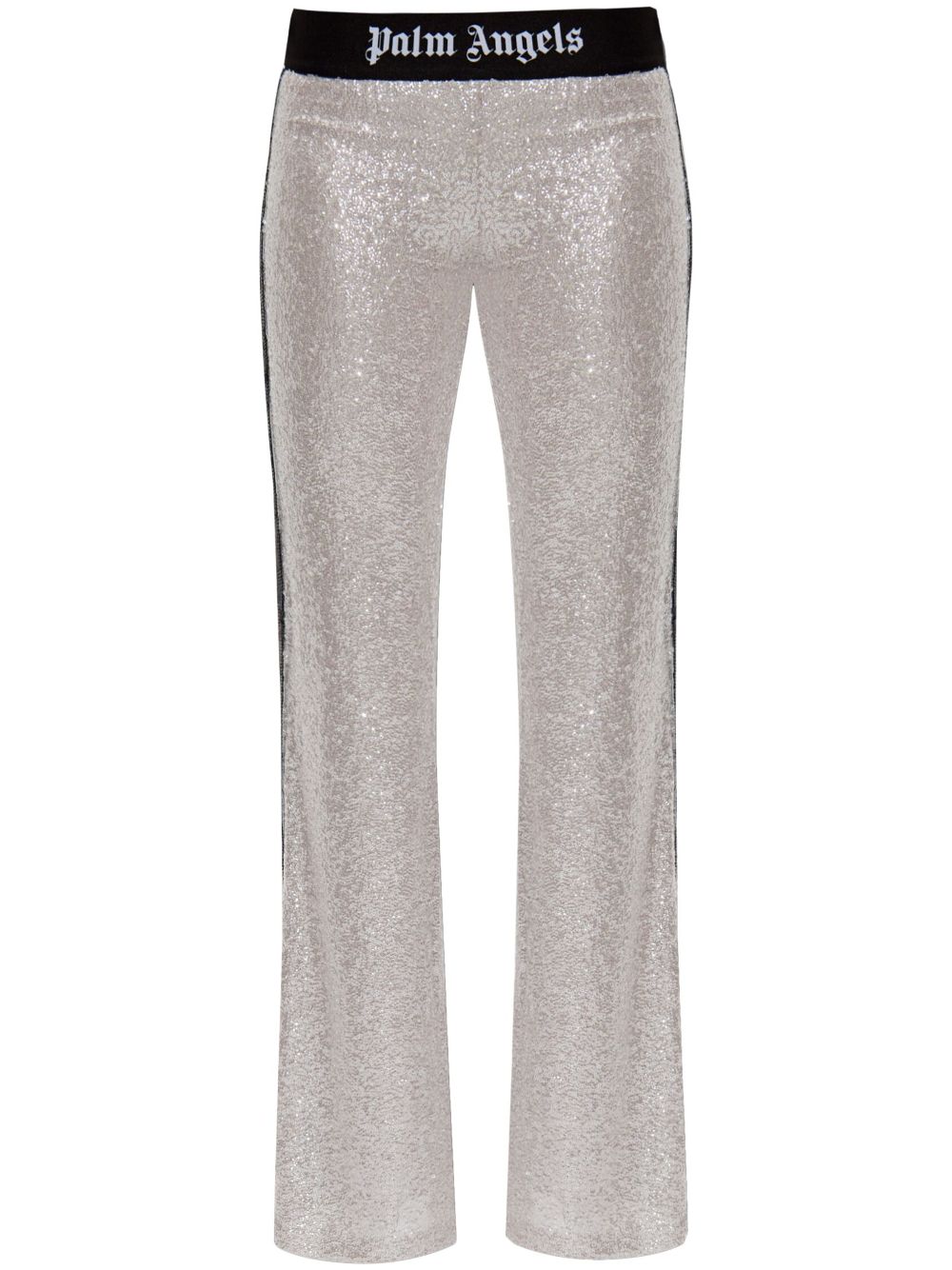 sequin-embellished trousers