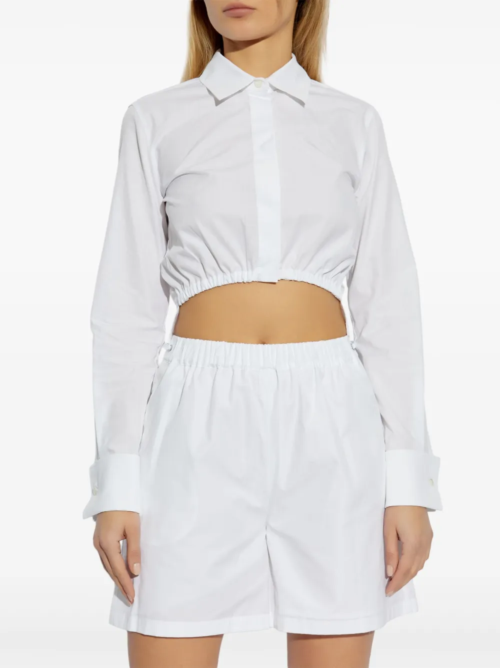 Max Mara Katoenen blouse Wit