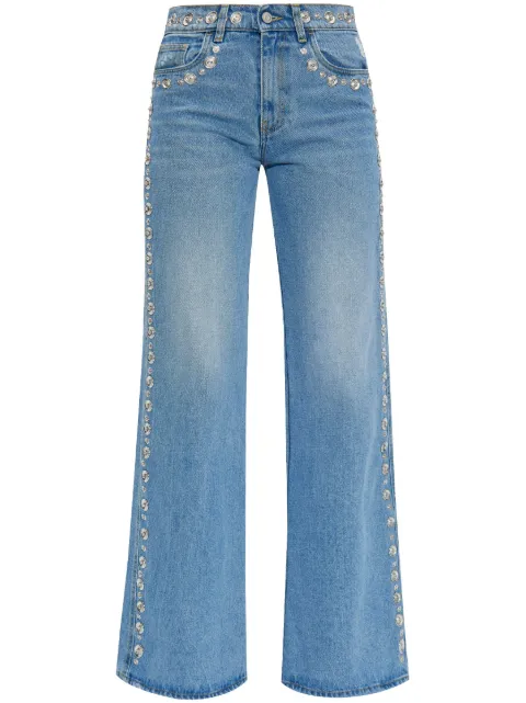 Coperni studded high-rise jeans 