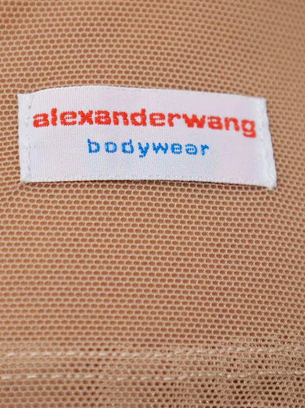 Alexander Wang Sheer Lingerie Top | Neutrals | FARFETCH