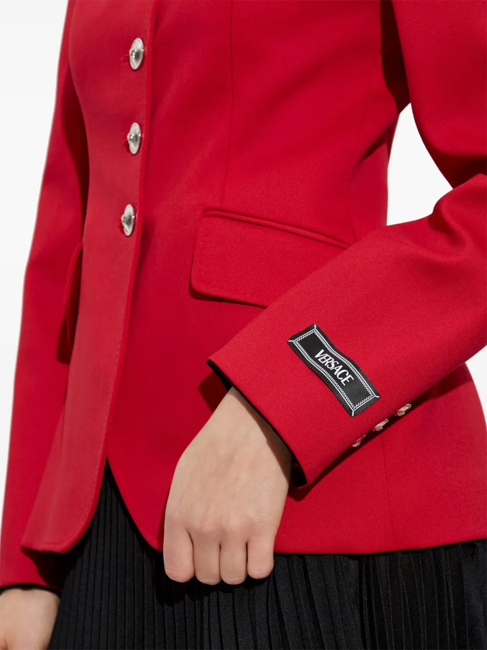 Versace Blazer met Medusa-Head knopen Rood