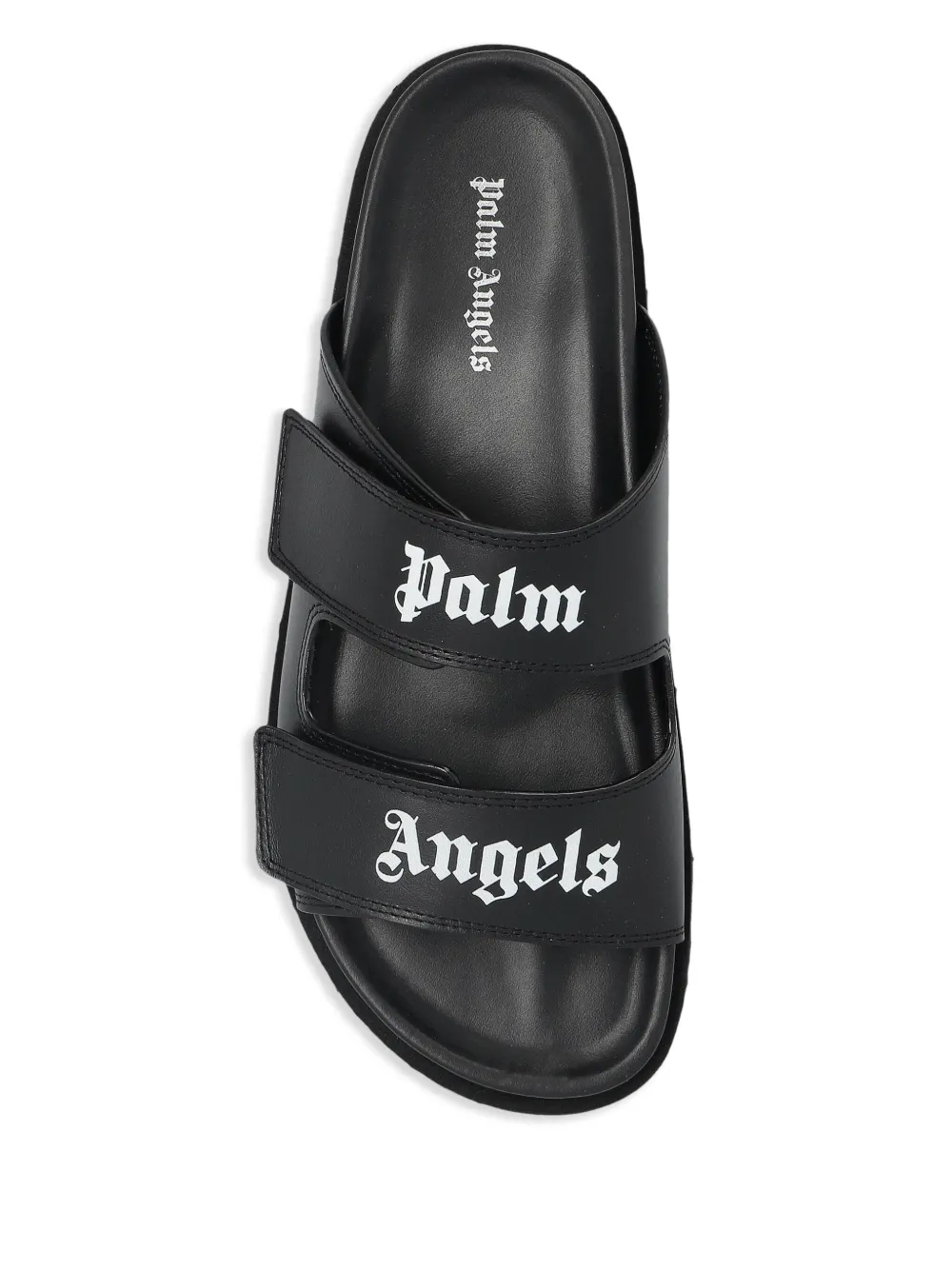 PALM ANGELS LOGO-PRINT SLIDES