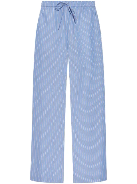 Marni cotton striped trousers 