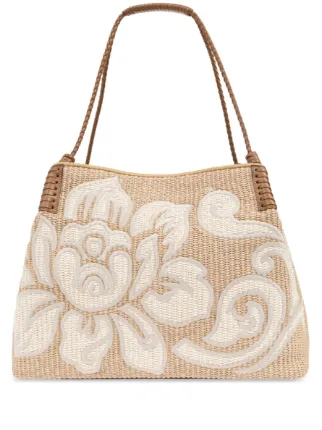 ETRO ロゴ ハンドバッグ | ニュートラル | FARFETCH JP