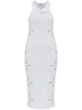 Coperni cut-out midi dress - White