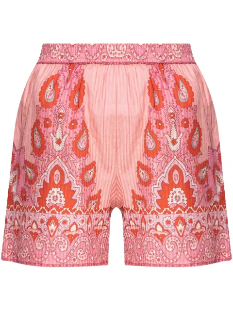 ETRO shorts con estampado de cachemira