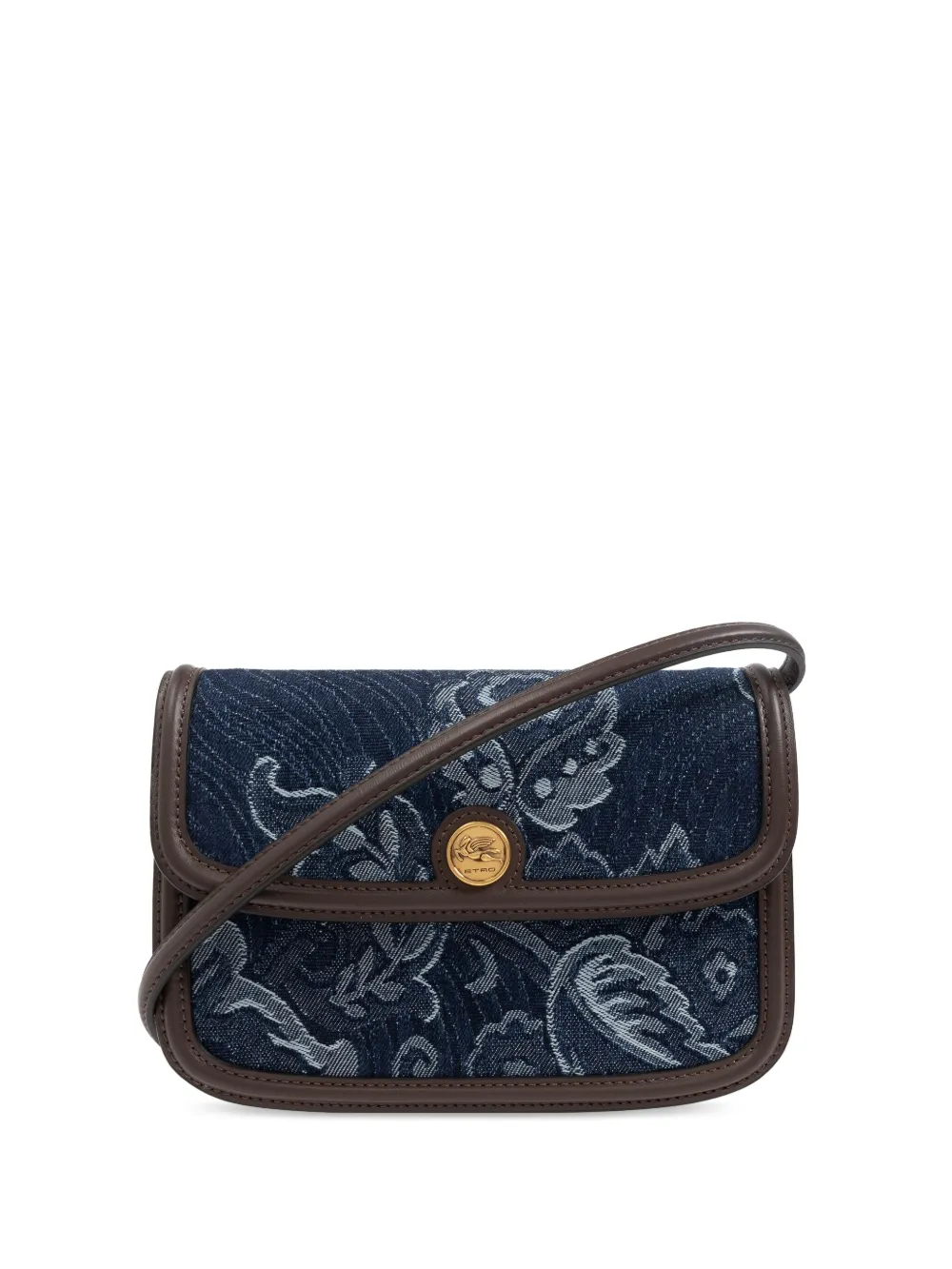 ETRO Schoudertas met paisley-print Blauw