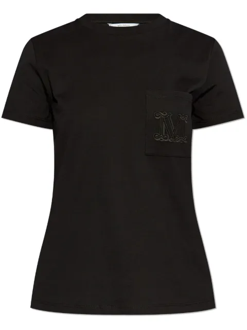 Max Mara logo-embroidered T-shirt 