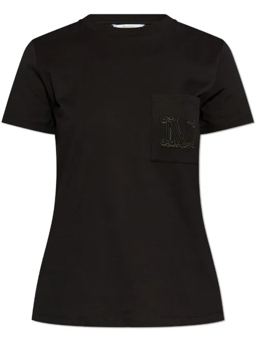 T-shirt à logo brodé - Max Mara - Modalova