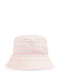 Versace chain link-print bucket hat - Pink