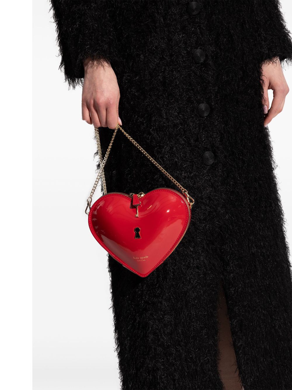 Kate Spade heart-shape tote bag - Rood