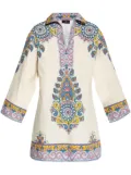 ETRO printed tunic - White