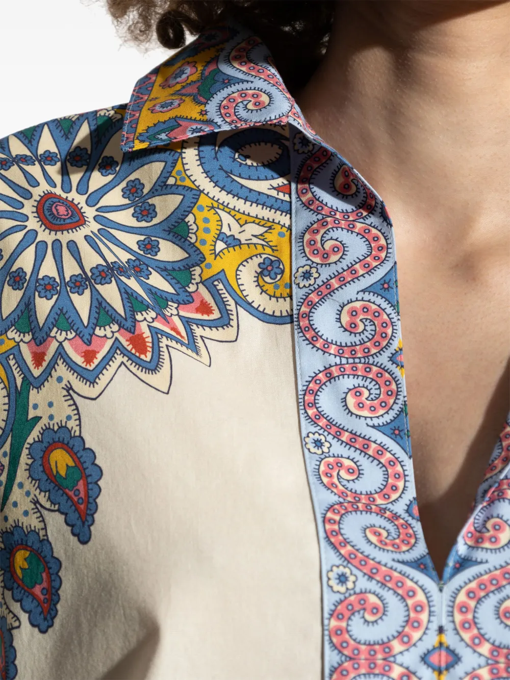 ETRO Tuniek met print Wit