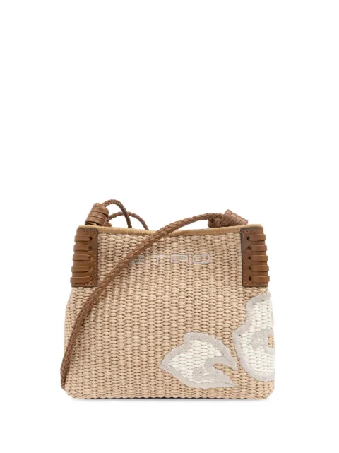 ETRO embroidered-design shoulder bag 