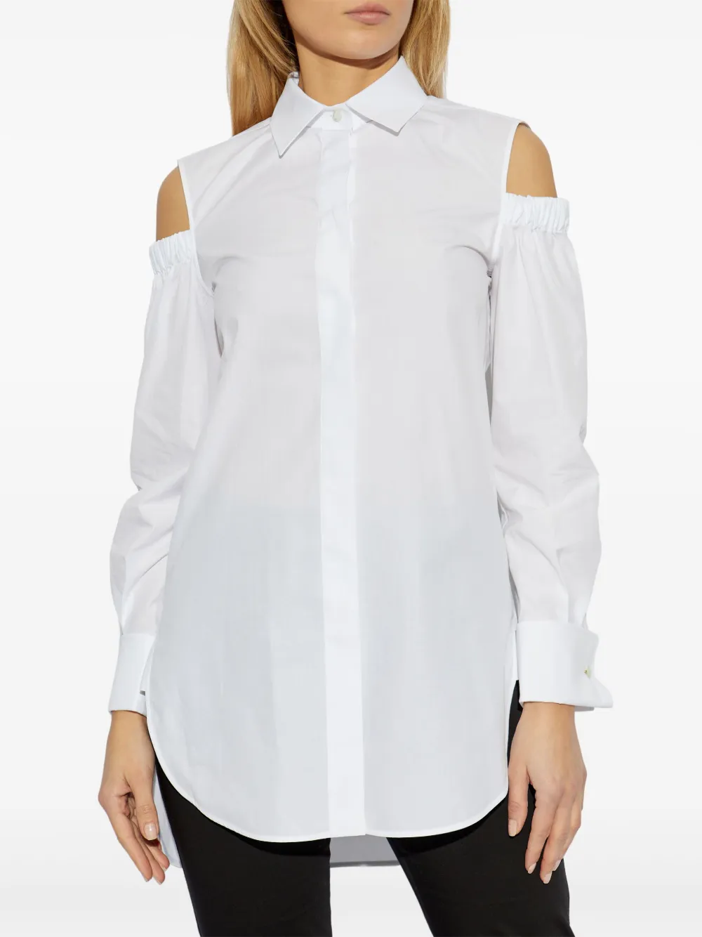 Max Mara Uitgesneden blouse Wit