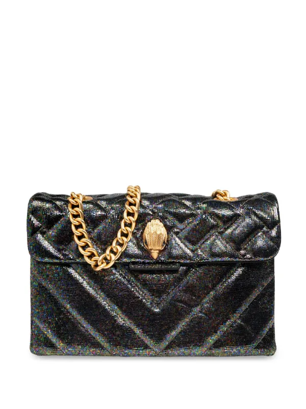Kurt Geiger London Leather Kensington Shoulder Bag Black