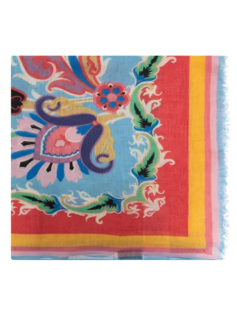 ETRO Sciarpa con stampa paisley