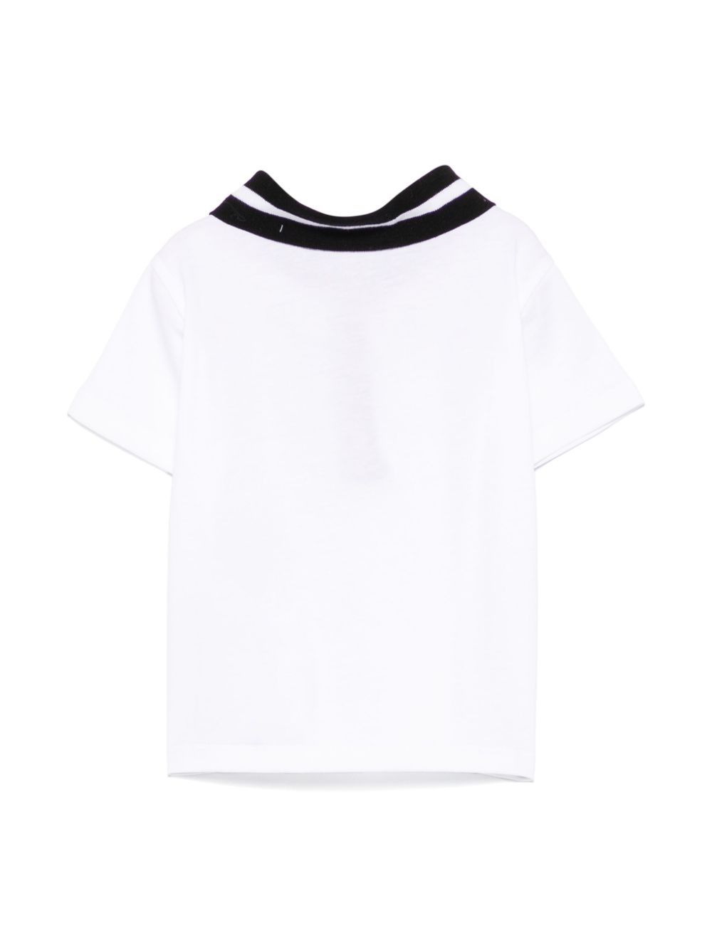 Balmain Kids Polotop met logoprint - Wit