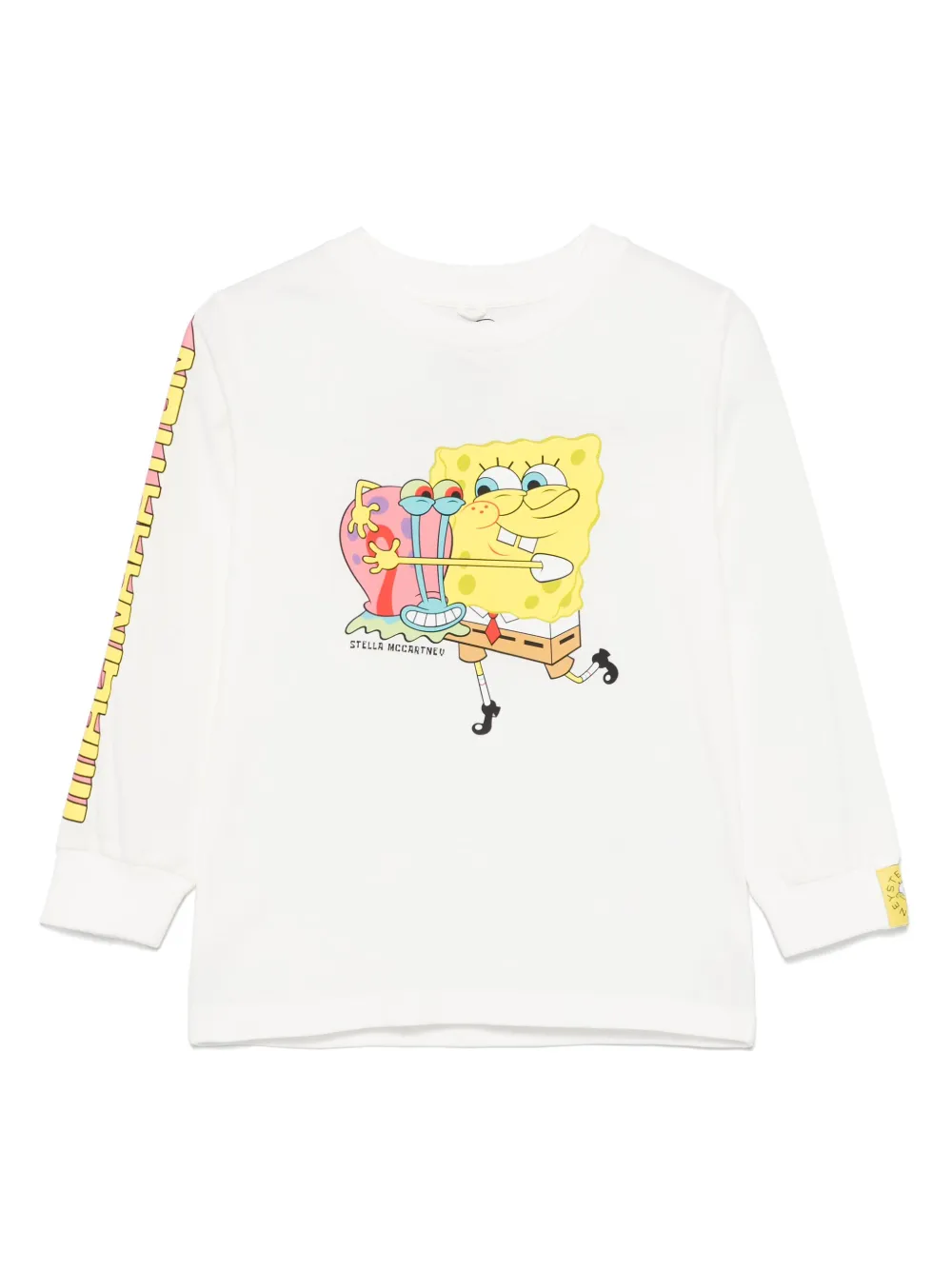 Stella McCartney Kids x SpongeBob T-shirt met print Wit