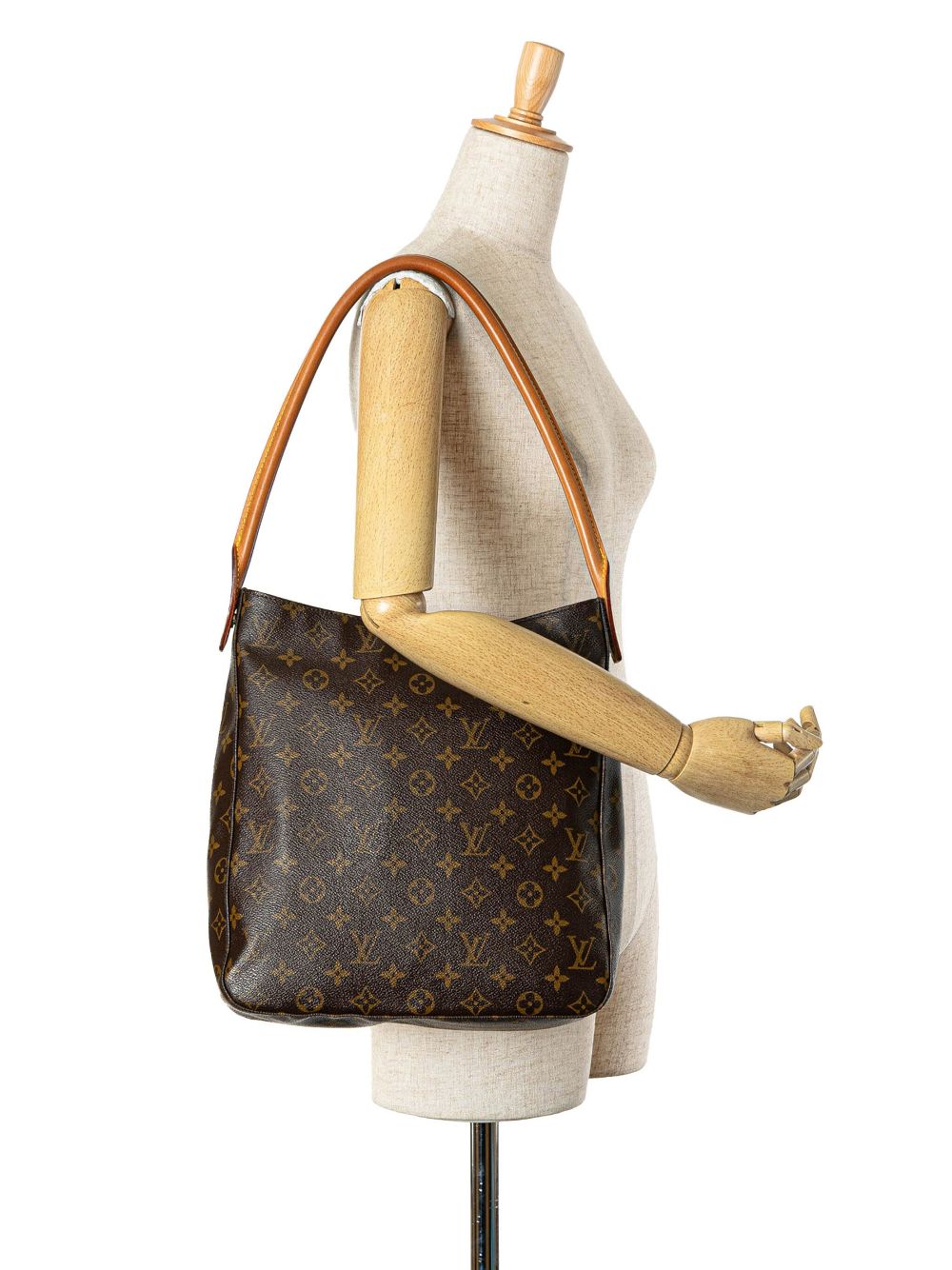 Louis Vuitton Pre-Owned 2001 Monogram Looping GM shoulder bag - Bruin