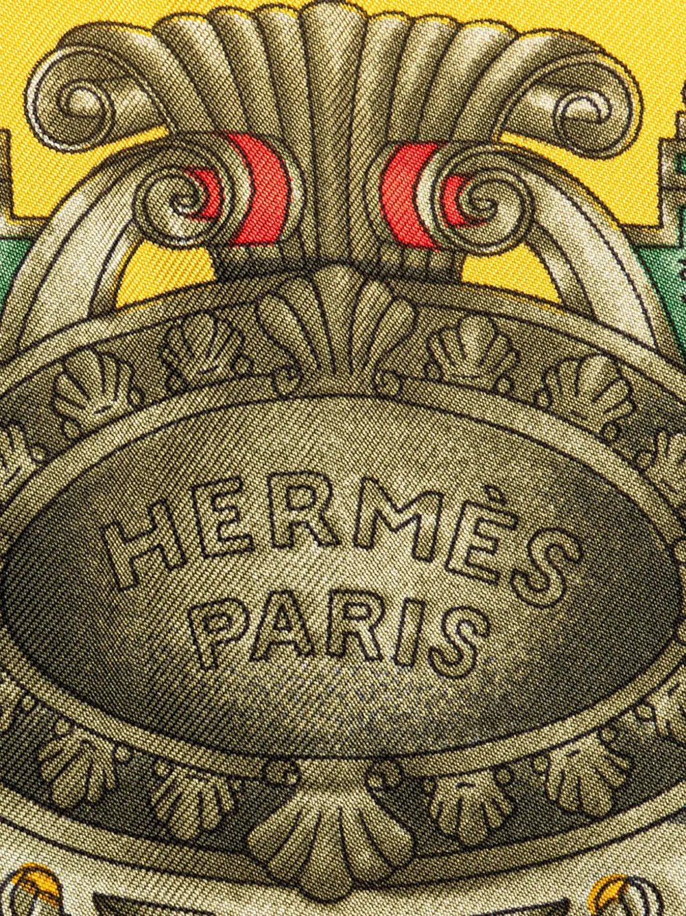 Hermès Pre-Owned 20th Century Voiles De Lumiere Silk Scarf scarves - Geel