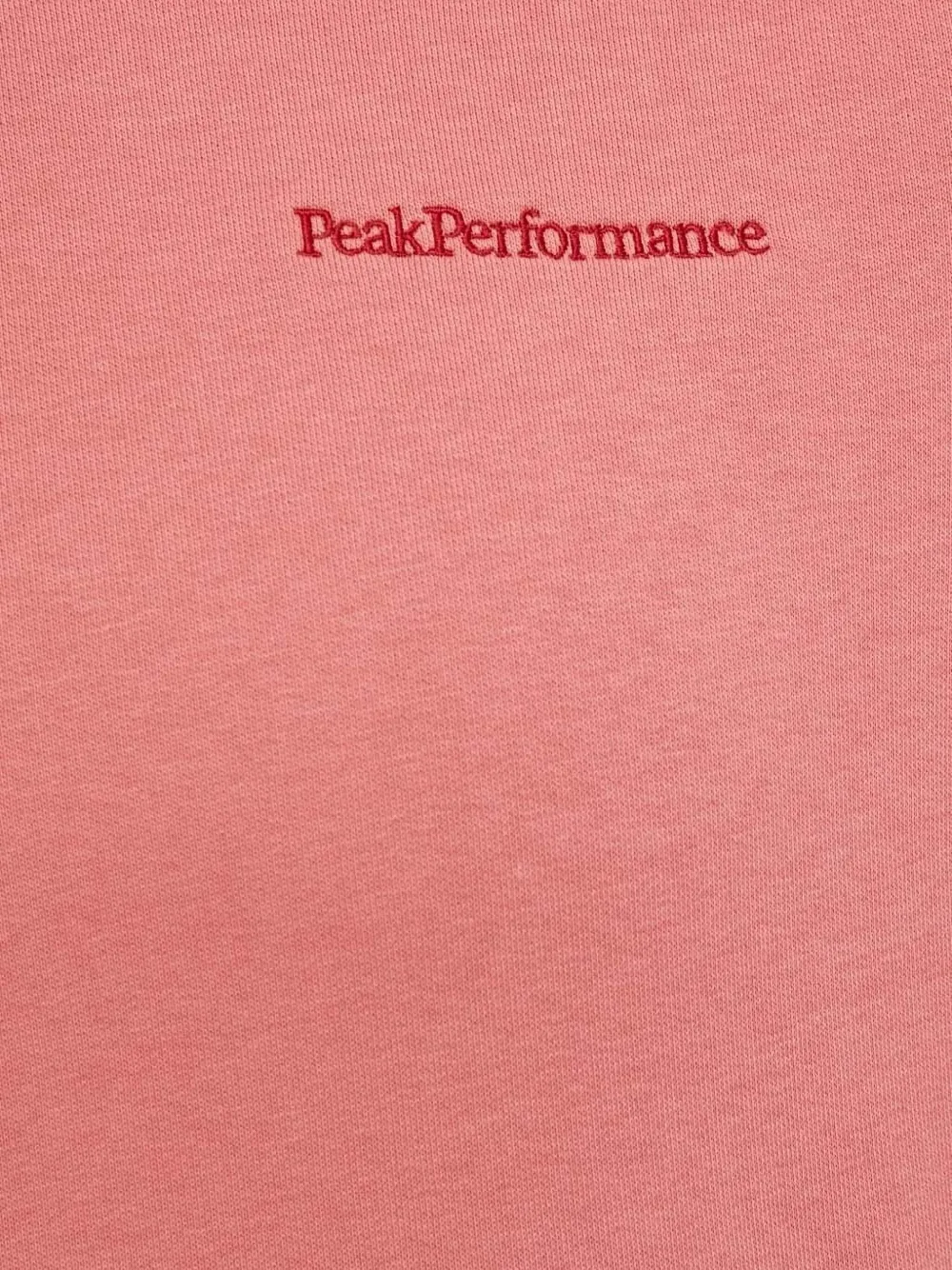 Peak Performance Hoodie met geborduurd logo Roze