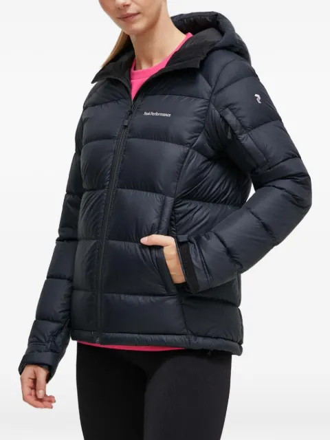 Peak Performance hooded quilted jacket