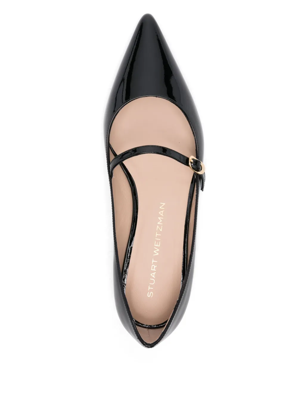 Stuart Weitzman Emilia Mary Jane ballet flats Black