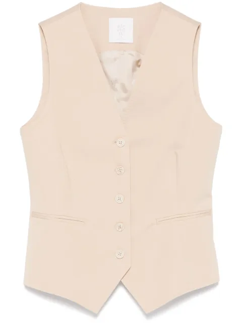 Eleventy gabardine waistcoat