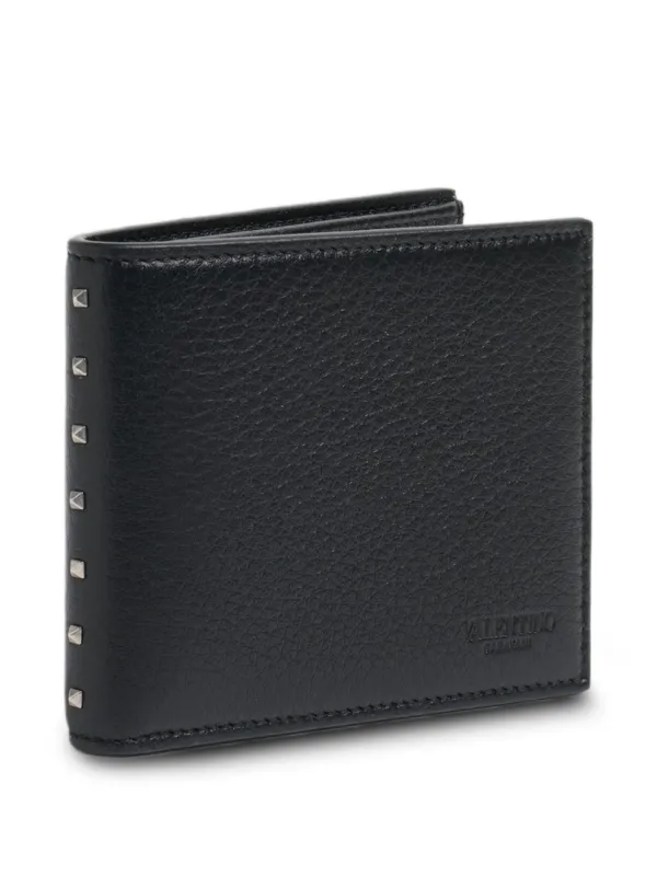 Valentino Garavani ロックスタッズ 財布 | ブラック | FARFETCH JP