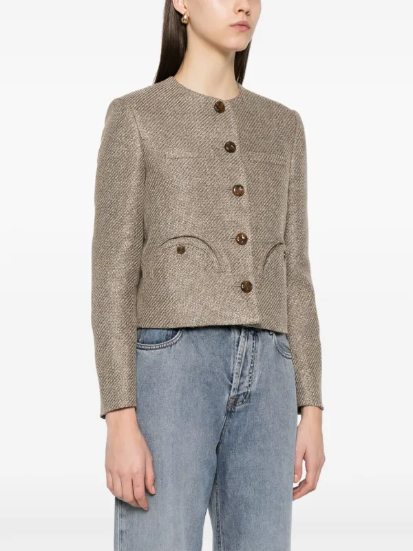 Blazé Milano Saratoga Shamo Jacket | Brown | FARFETCH