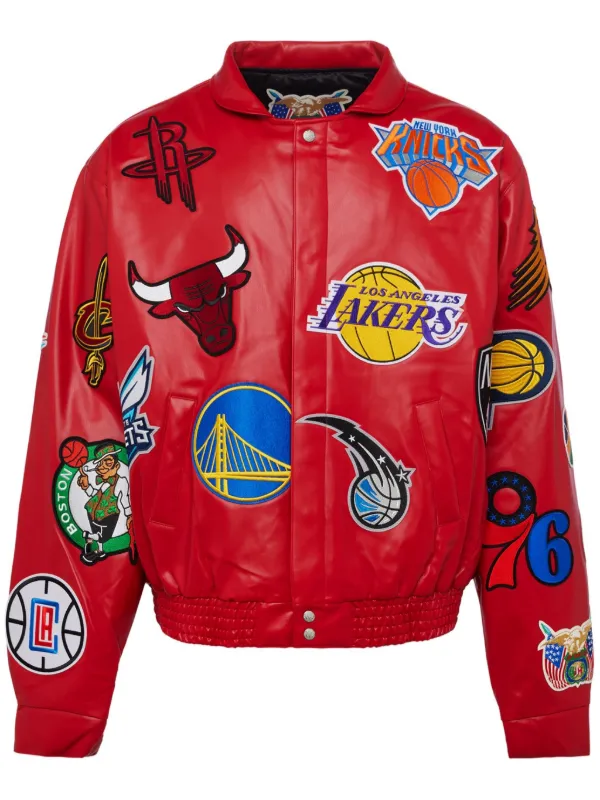 Jeff Hamilton x NBA 'Collage' ジャケット | レッド | FARFETCH JP