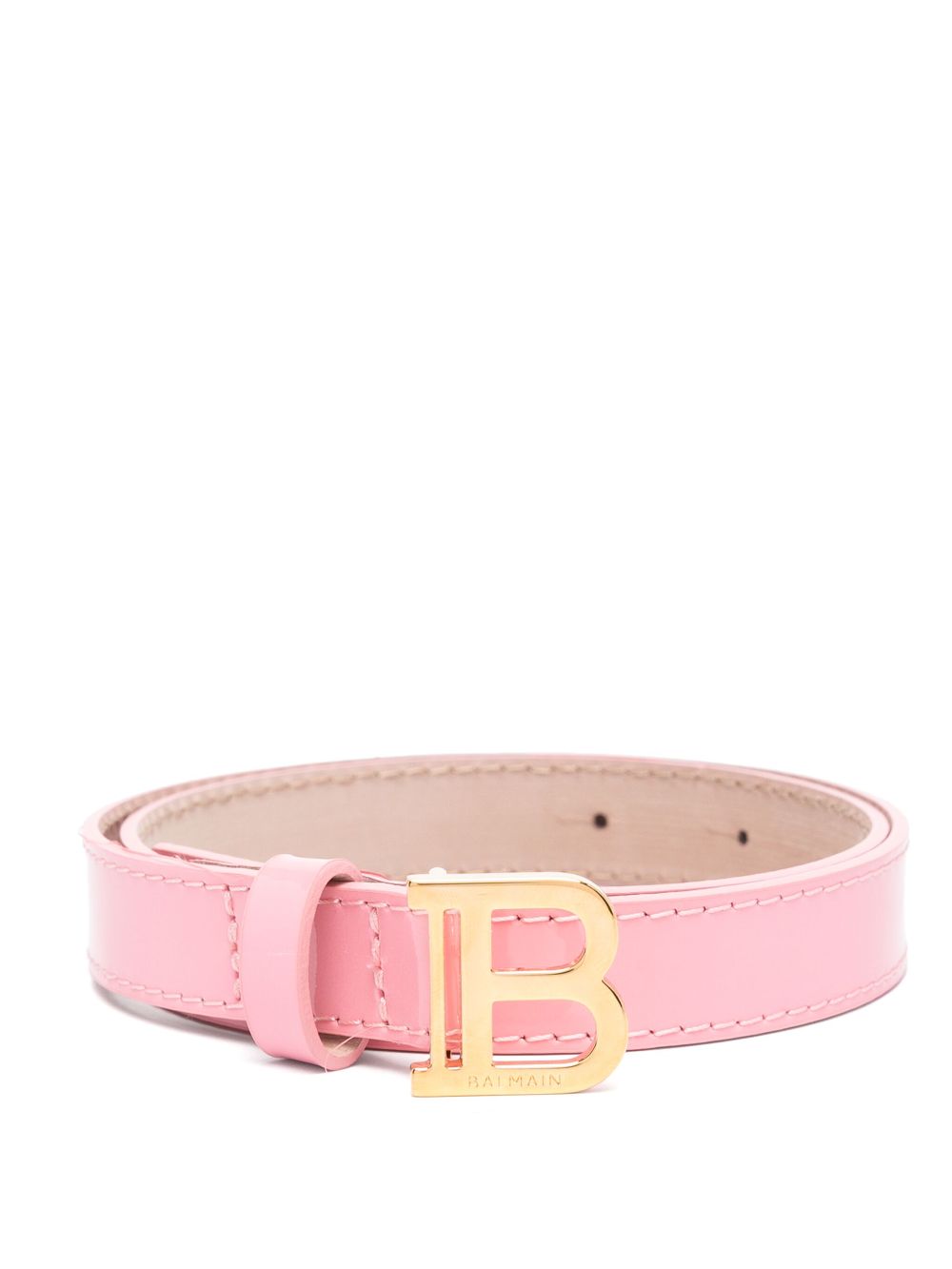 Balmain Kids leather belt - Pink