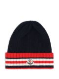 Moncler knitted beanie - Black