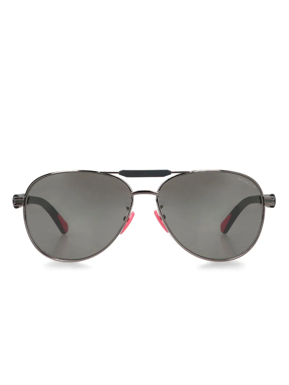 Moncler Steller zonnebril Zilver