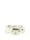 CHANEL Pre-Owned 2000-2020 Sterling Silver Logo Engraved ring