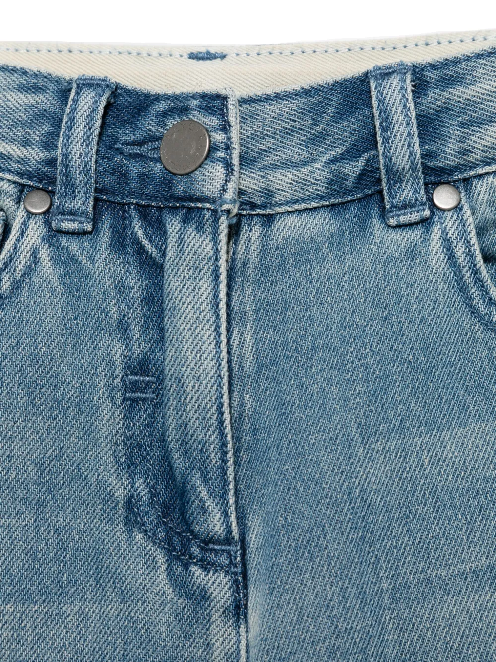 Stella McCartney Kids Jeans met vlakken Blauw