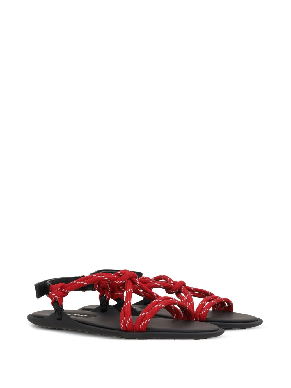 Miu Miu Riviere cord sandals - Rood