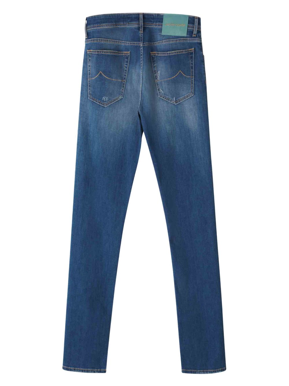 Jacob Cohën logo-patch jeans - Blauw