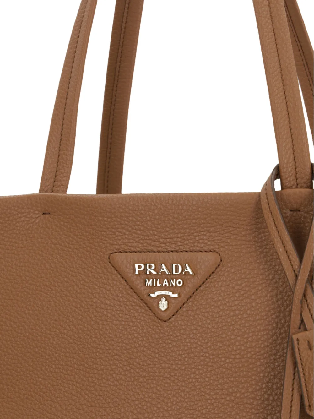 Prada Shopper met logo Bruin