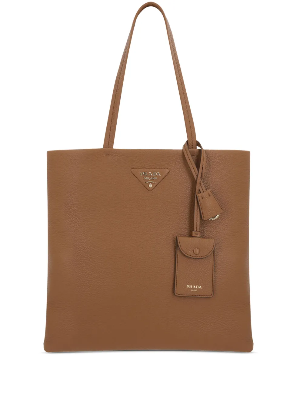 Prada Shopper met logo Bruin