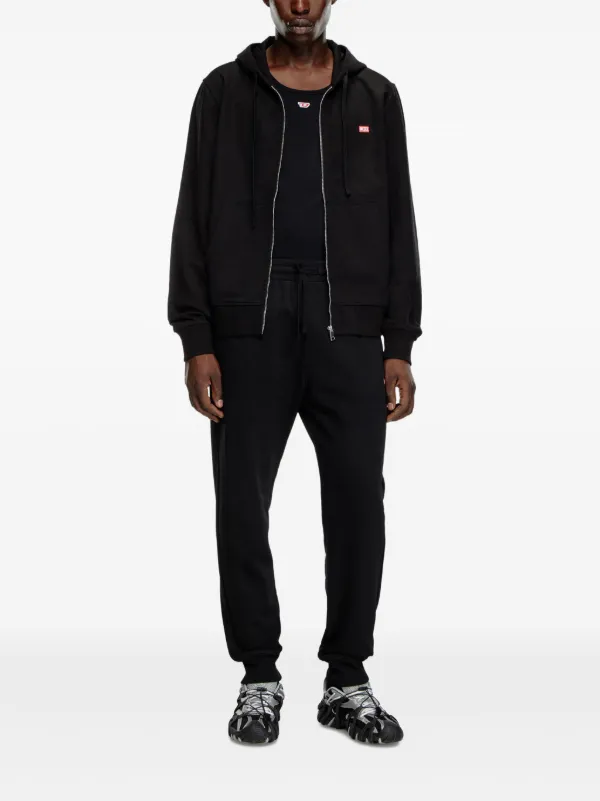 Diesel S-Ginn-Hood-Zip-K13 Sweatshirt | Black | FARFETCH