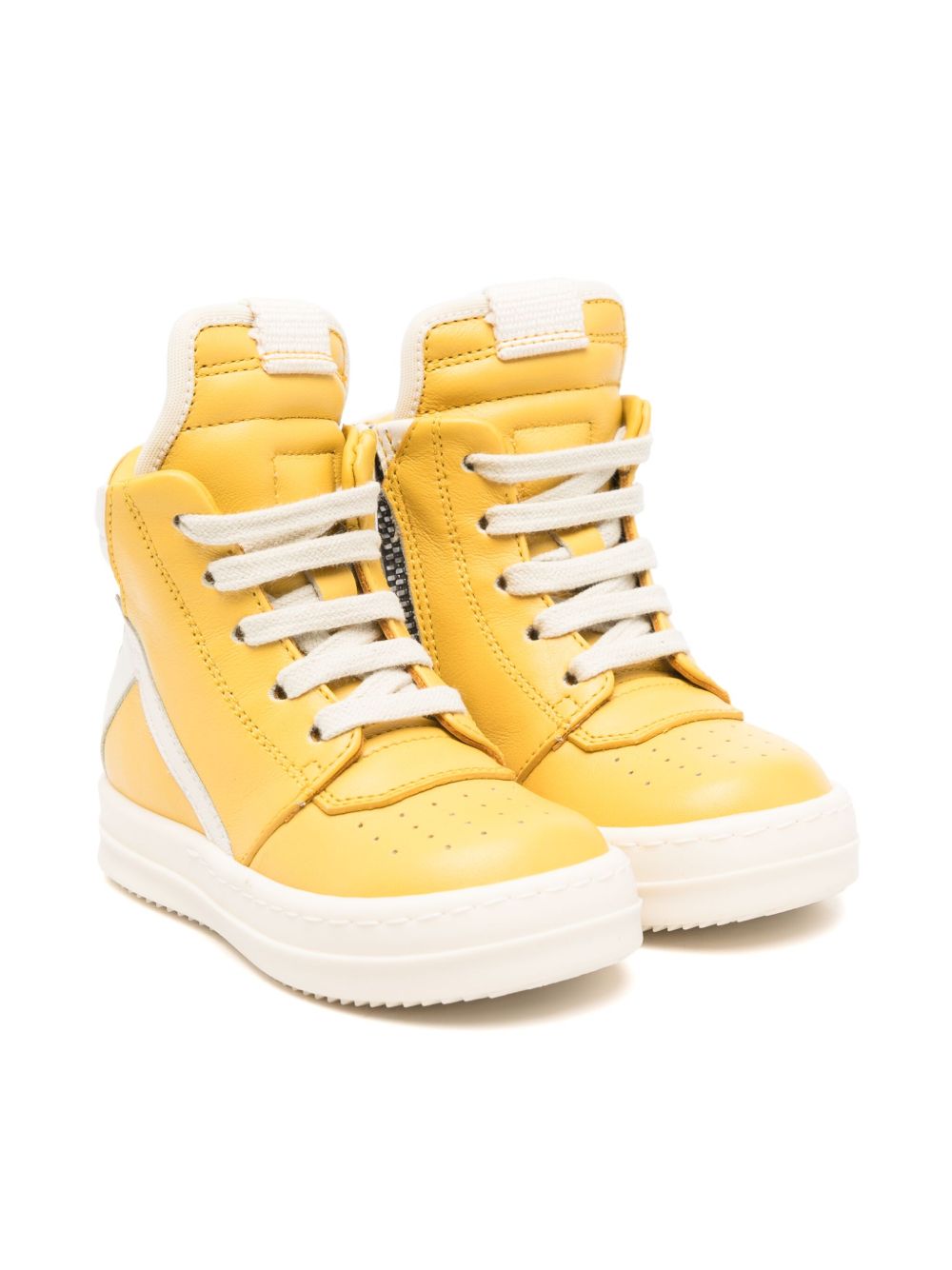 Rick Owens Kids High-top sneakers Geel