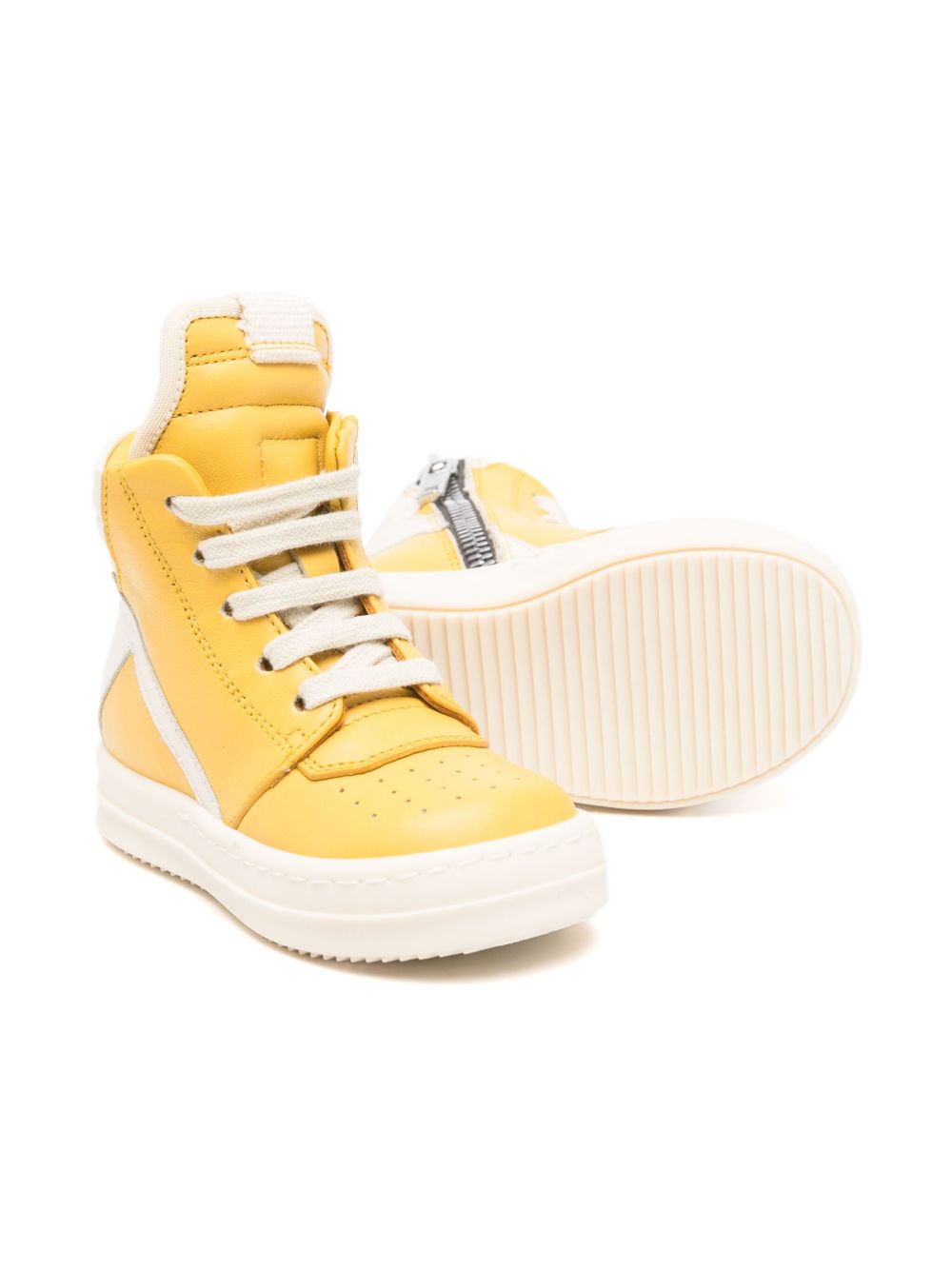 Rick Owens Kids High-top sneakers Geel