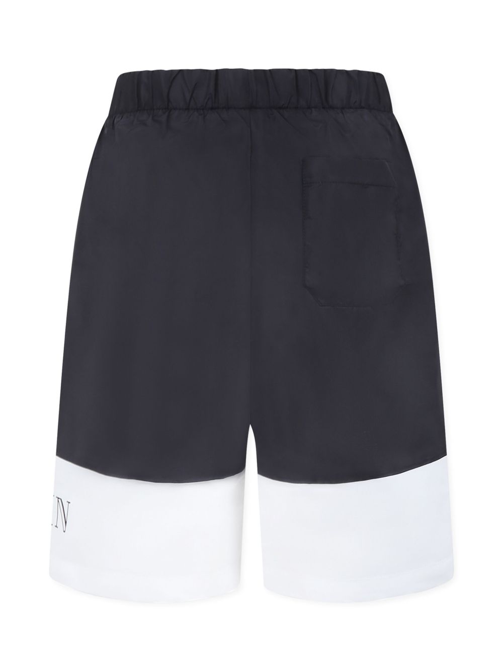 Balmain Kids logo-print swim shorts - Zwart